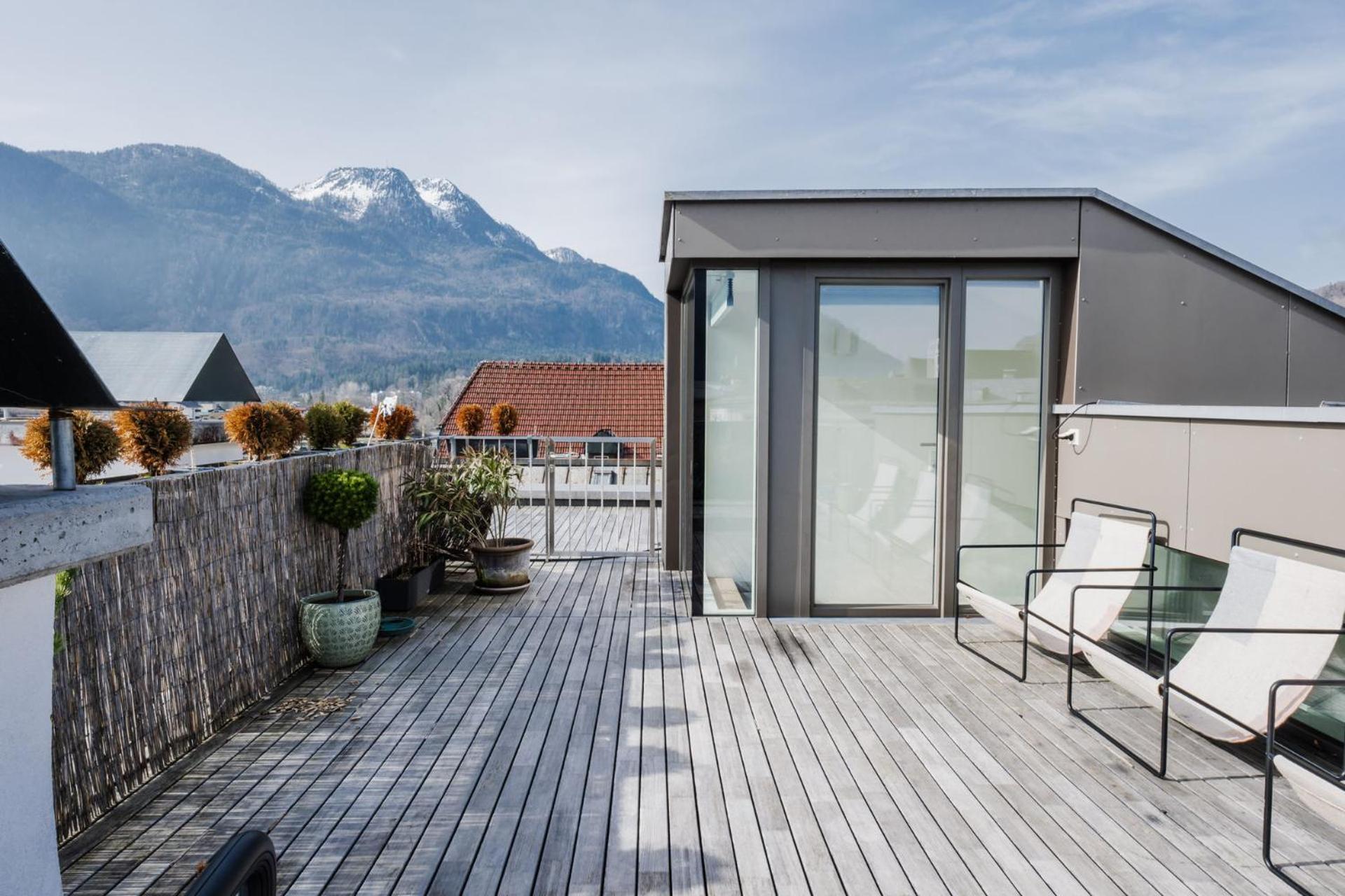 Luxus Penthouse Mit Panoramablick Apartment Bad Ischl Exterior foto